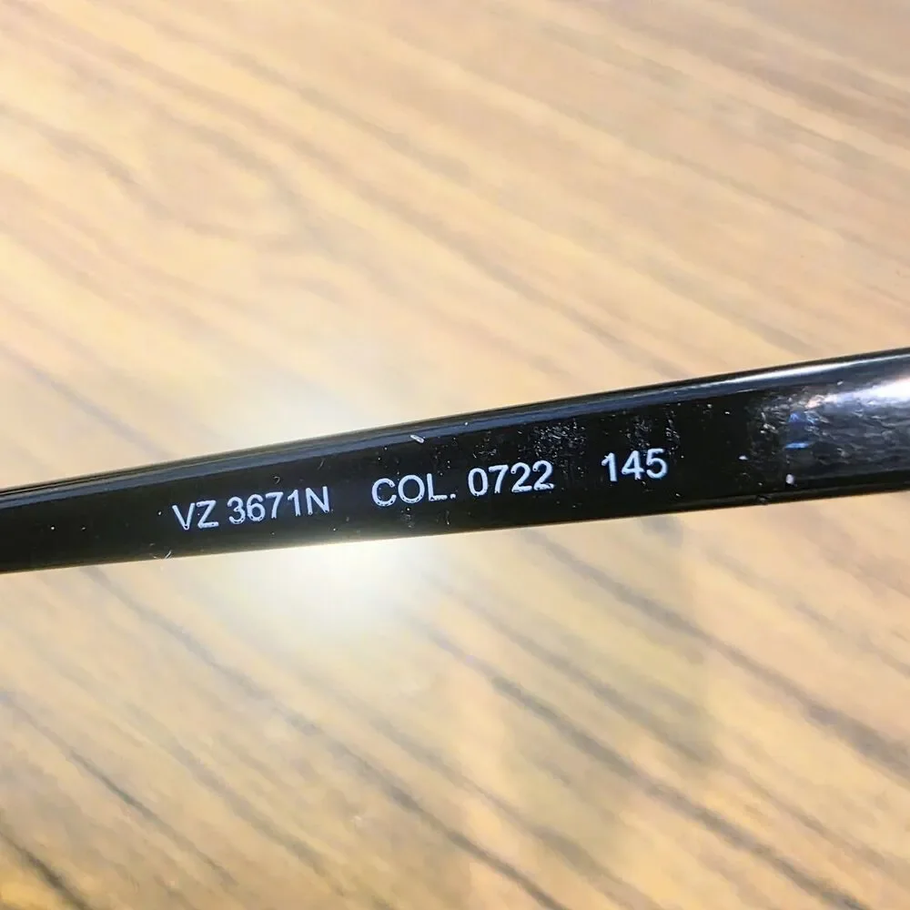 ERMENEGILDO ZEGNA Brown VZ3671N 49-20-140 RX Logo Eyeglasses Frames Italy